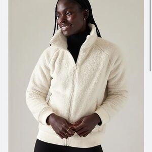 Athleta Tugga Sherpa Zip-Up Jacket